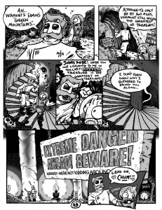 Pg 1 of the GUEST ARTIST SPECTACULAR drawn by Jesse Gillespie