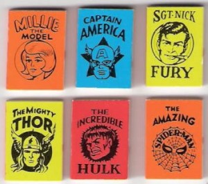 Micro-Comics sold by Marvel in capsule vending machines in the late 60's