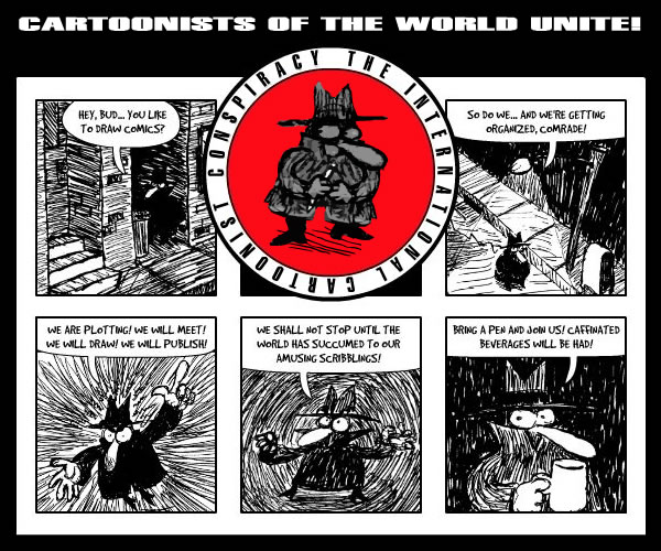 CARTOONISTS OF THE WORLD UNITE!